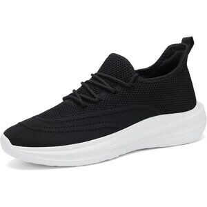 ⚡Men Black Fashion Mesh Non Slip Lightweight Workout Breathable Gym Sneakers